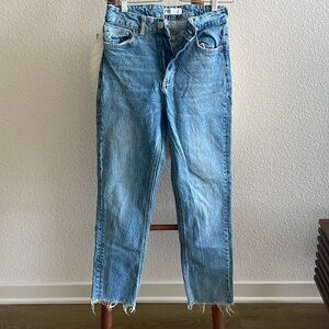 ZARA Vintage Frayed Denim